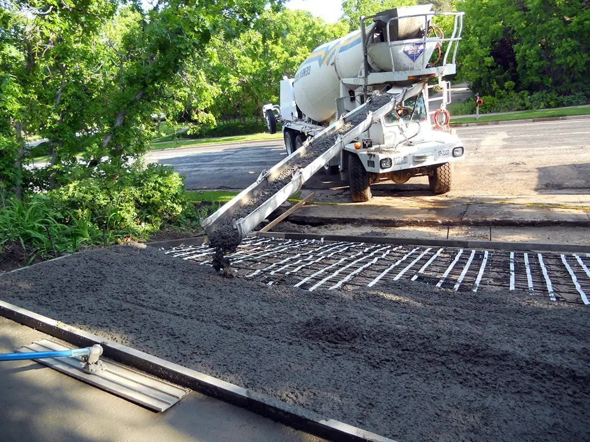 Heated driveway system