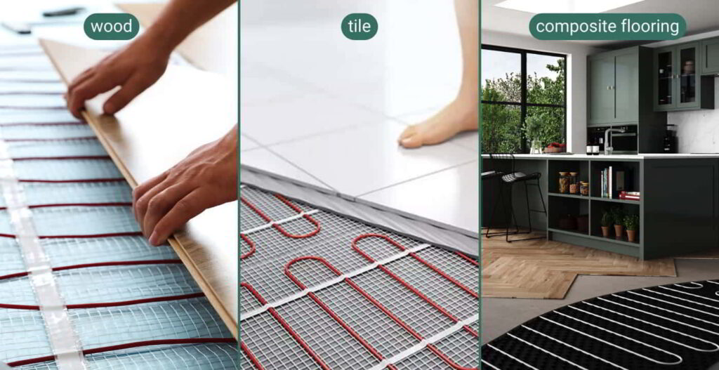 materials for kitchen underfloor heating