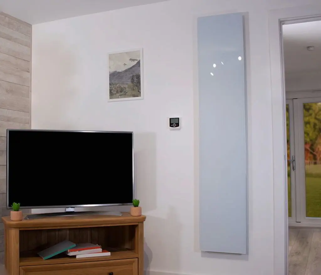 Project Curv Tall Radiant Glass Heater