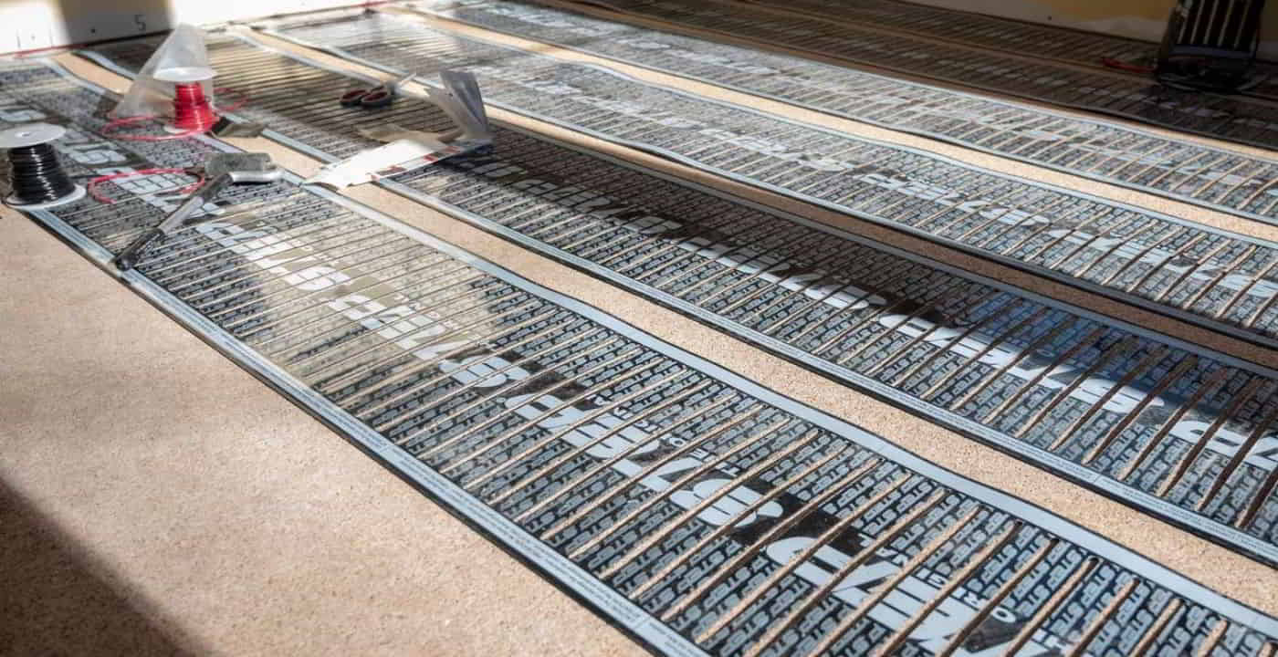 STEP radiant heat mat