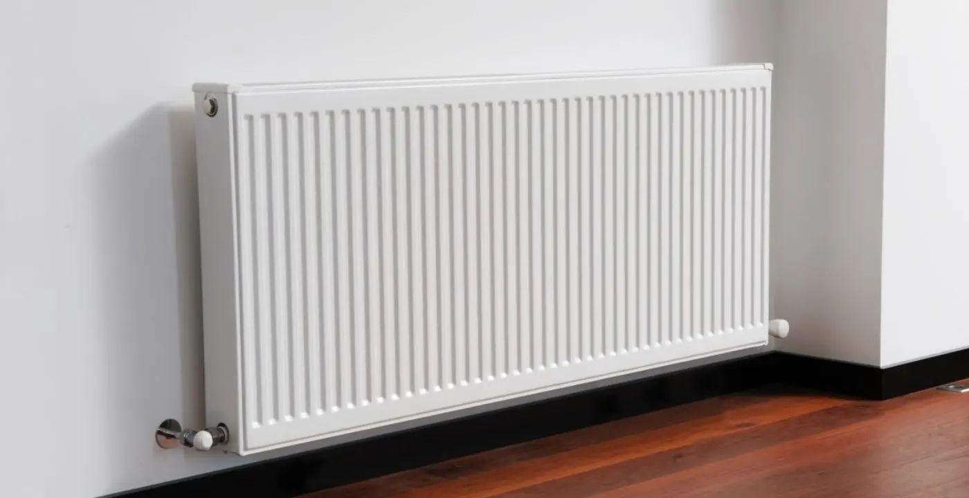heat source for hydronic heating panel