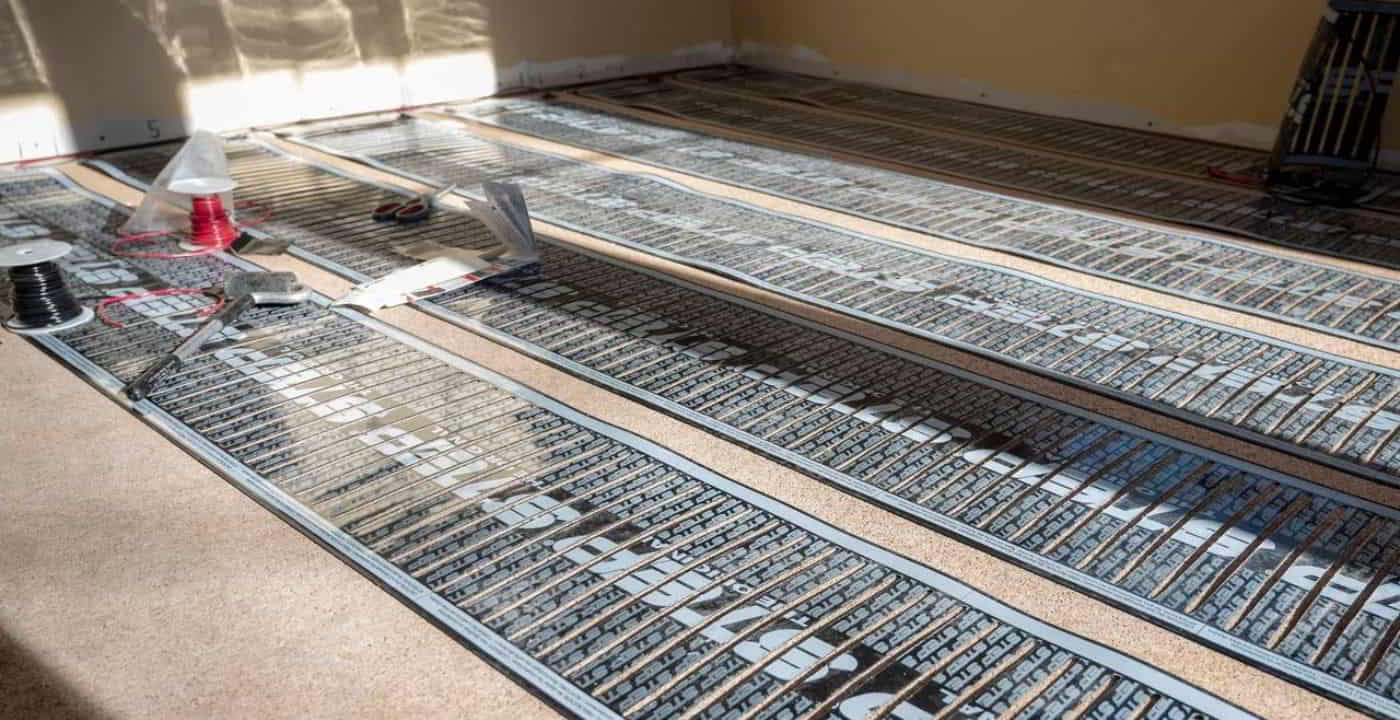 electric radiant -floor heating system