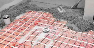 radiant floor heating concrete slab insulation