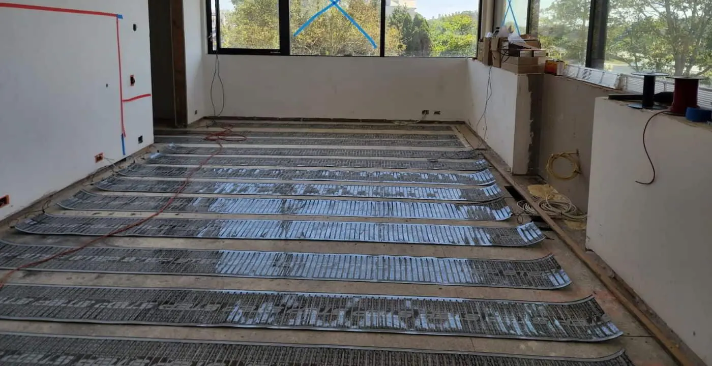installing heat mats