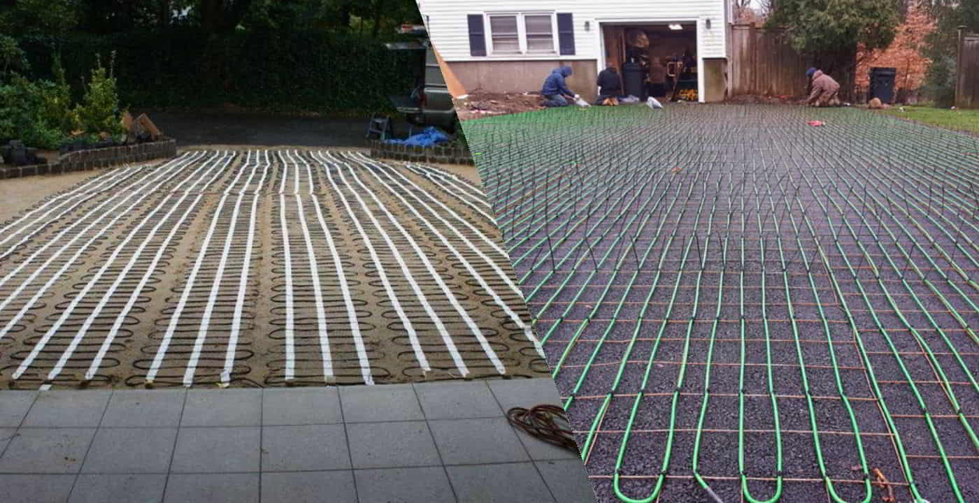 electric-vs-hydronic heated driveway