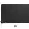Heated Snow Melting Entrance Mat - 24"x36" - Image 2
