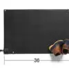 Heated Snow Melting Entrance Mat - 24"x36" - Image 3