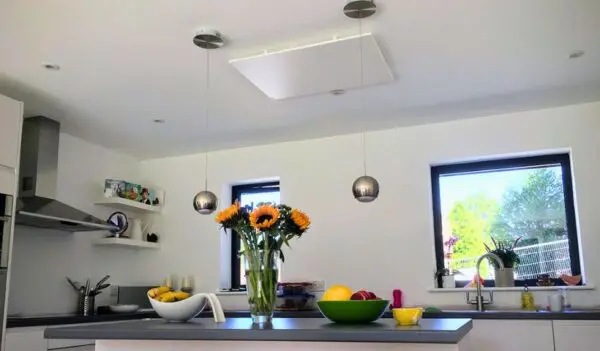White Frameless Radiant Heat Panel - Image 5