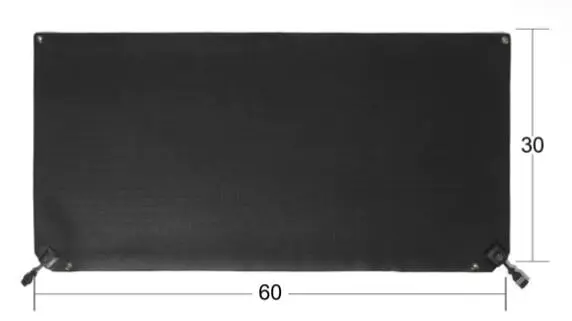 Heated Snow Melting Walkway Mat - 30"x60" - Image 2