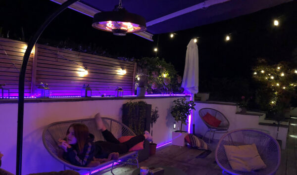 Patio Heater Hawaii Wave in balcony