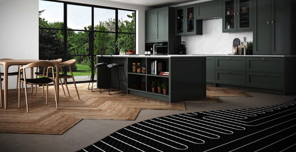 heated kitchen floors