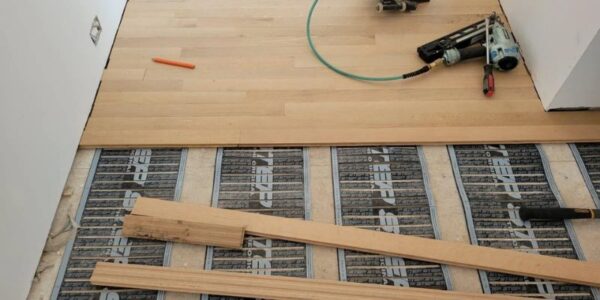 underfloor heating installation
