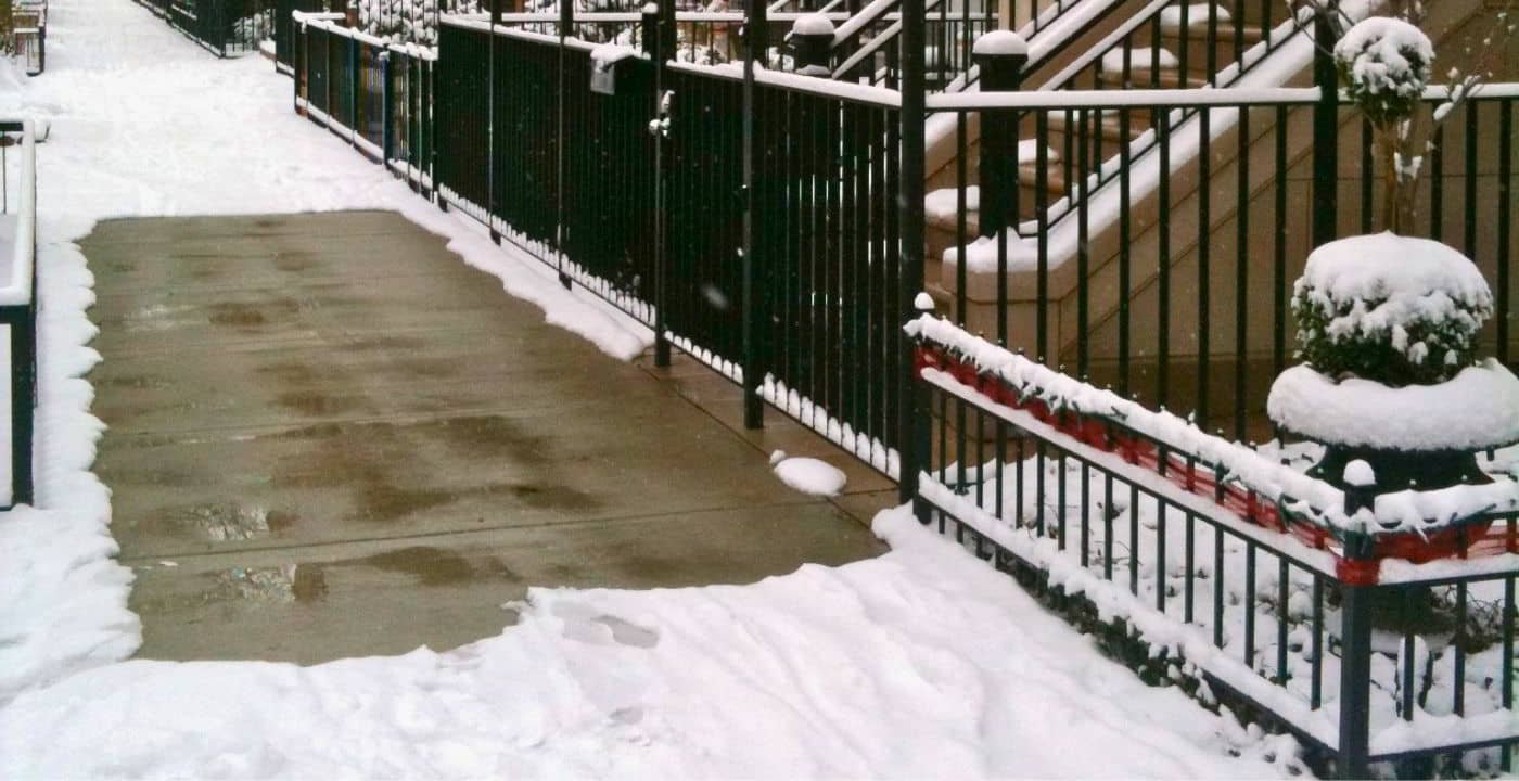 choosing heated sidewalk
