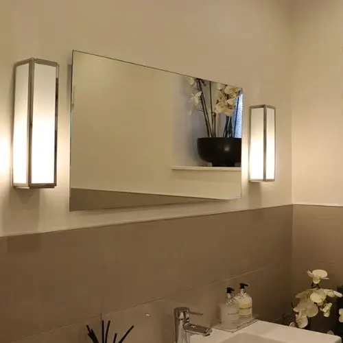 mirror radiant heat panel