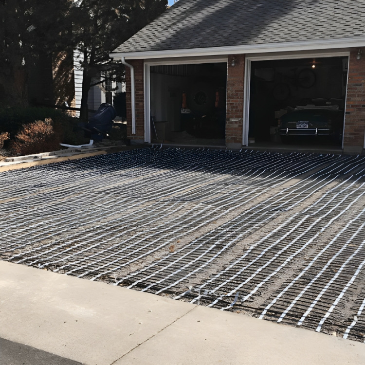 Heated driveway installation Massachusetts