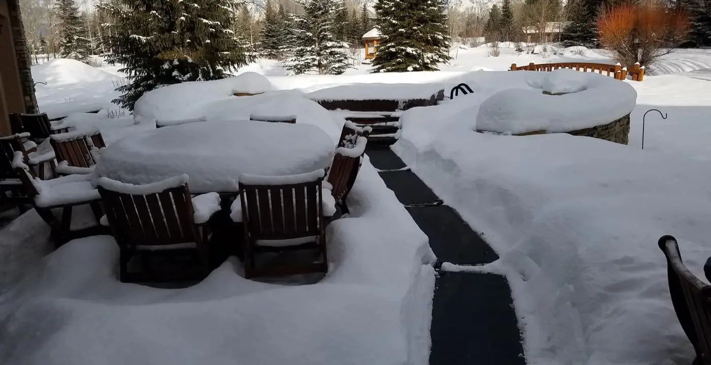 above ground heated driveways